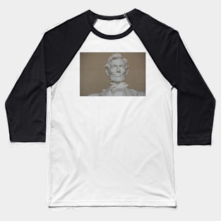 Lincoln statue Baseball T-Shirt